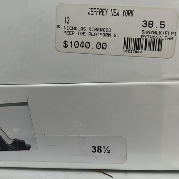 Nicholas Kirwood Peep Toe Platform - Picture 6 of 6